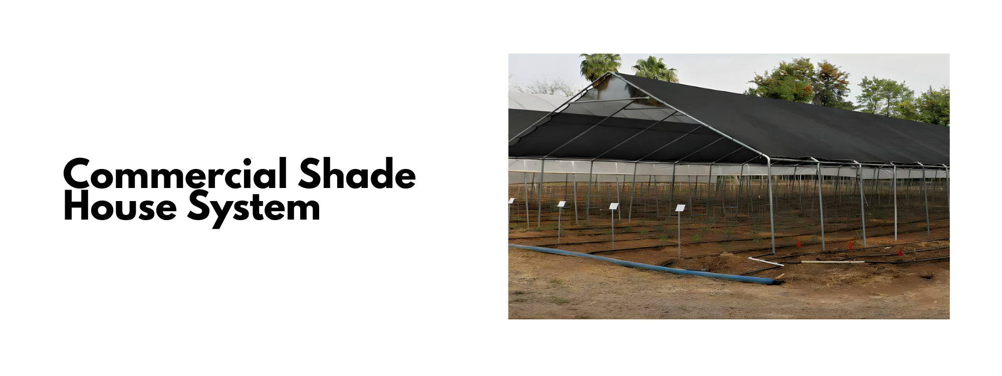 shade house structure for nursery and crop protection