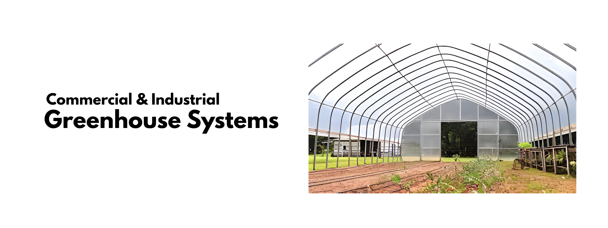 commercial greenhouse and shade structure for crop production